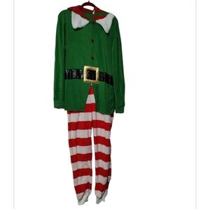 Elf Jumpsuit Costume Adult Size S/M